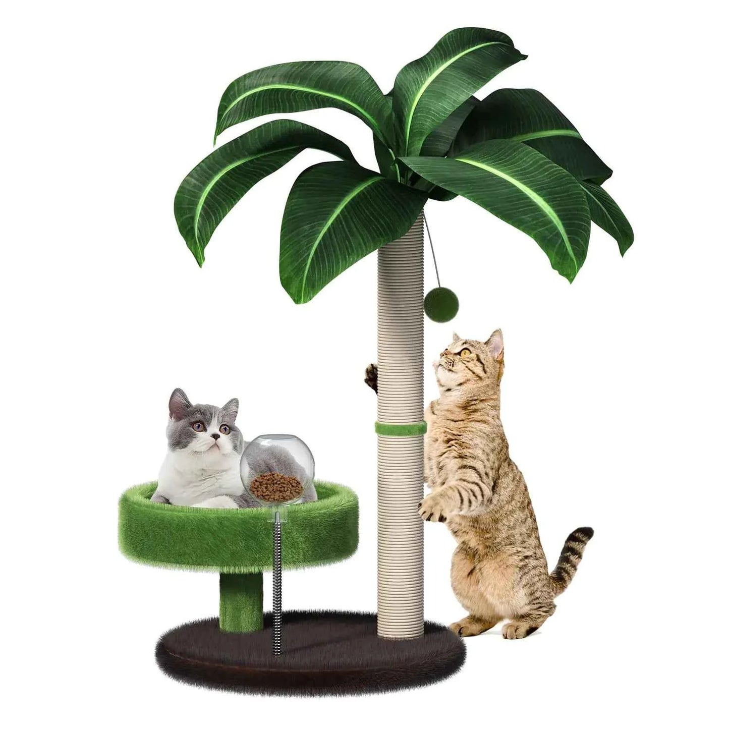 Cat Tree Tower with Scratching Post for Indoor
