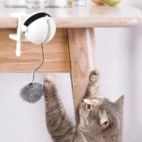 Interactive Electric Cat Toy with Elevating Ball