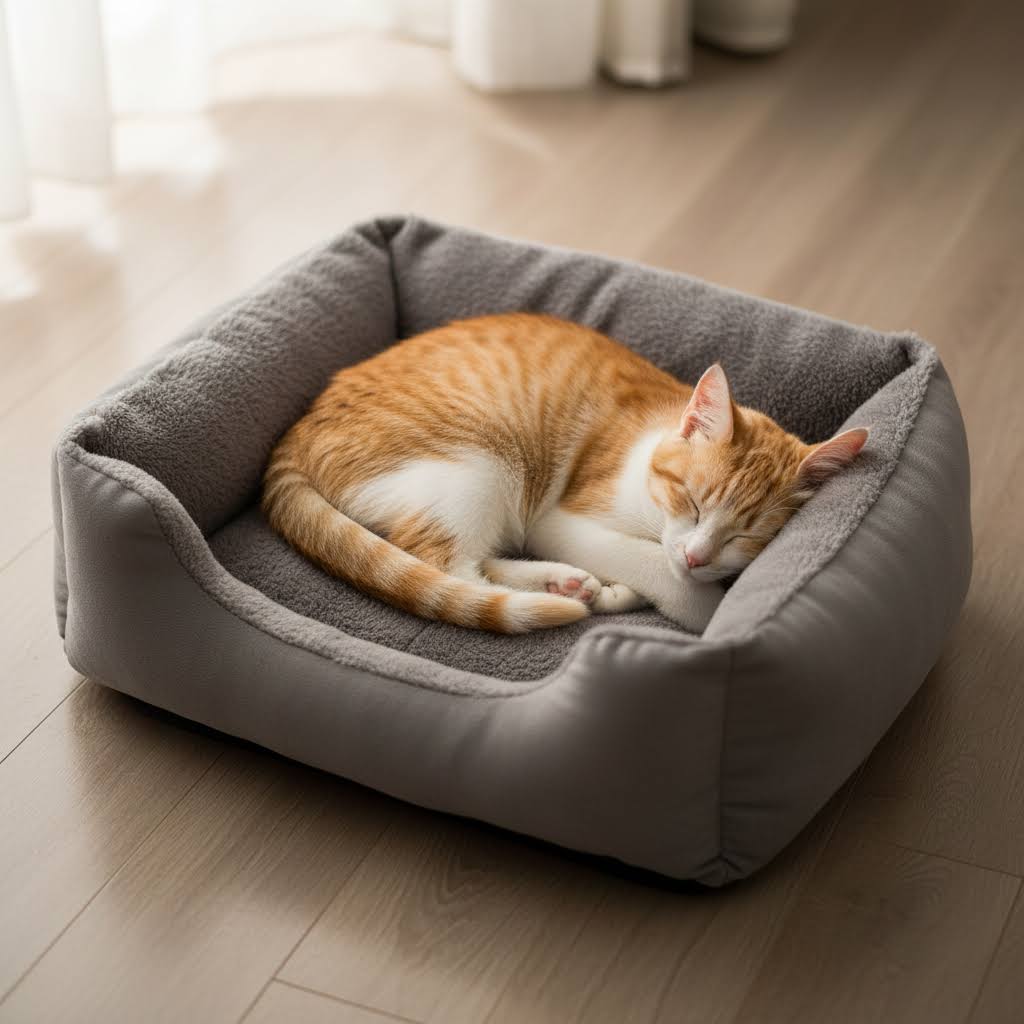 Warm And Cozy Cat Bed