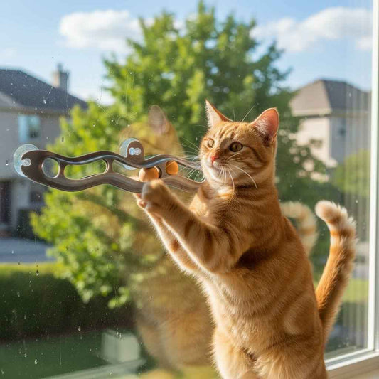 Suction Window Cat Track Ball