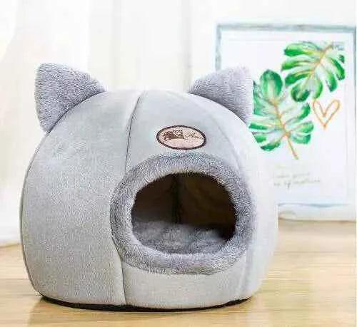 Cozy Cat Bed for Deep Sleep Pet Comfort (One Set)
