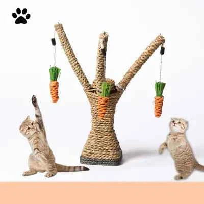 Cat Tree with Sisal Rope and Scratching Post Toys