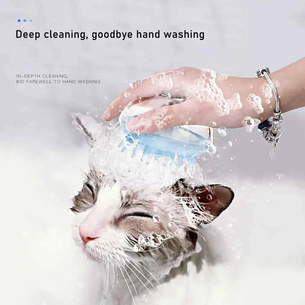 Jellyfish Bath Brush for Pets - Cat and Dog Massager